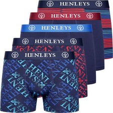Mens 5 Pack HENLEYS Boxer