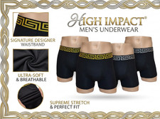 12 PACK 3,6 BLACK MENS BOXER